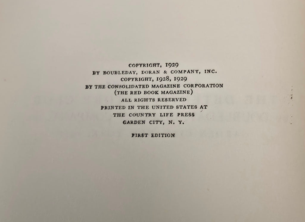 Murder by the Clock by Rufus King (First Edition)