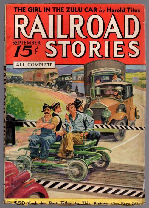 Railroad Stories Sep 1936 Titus; McClary; Lathrop; Haskell; Dellinger