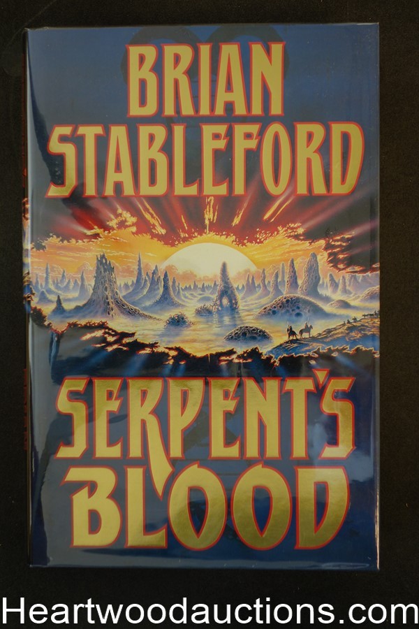Serpent's Blood by Brian  Stableford (1995) Signed First Edition- High Grade