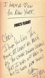 Digger Fool's Flight by Warren Murphy (First Printing) Signed