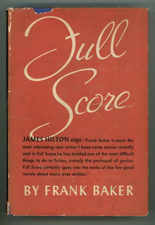 Full Score by Frank Baker (First Edition)