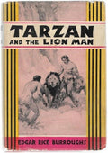 Tarzan and the Lion Man by Edgar Rice Burroughs (G&D,1936) St John Art