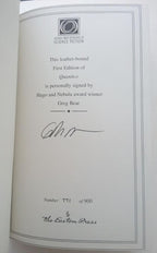 Quantico by Greg Bear (First Edition) Easton Press, Signed Ltd
