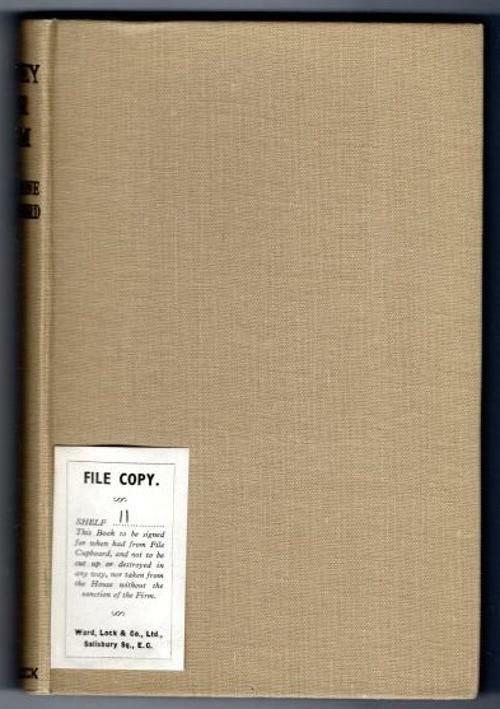 Money for Jam by W. H. Lane Crauford (First Edition) File Copy