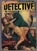 Private Detective Sep 1943 GGA assault Cvr; Robert Leslie Bellem; Roger Torrey