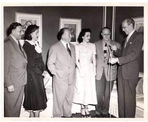 Rope 1948 Original Publicity Photo Alfred Hitchcock, Lawrence Blockman