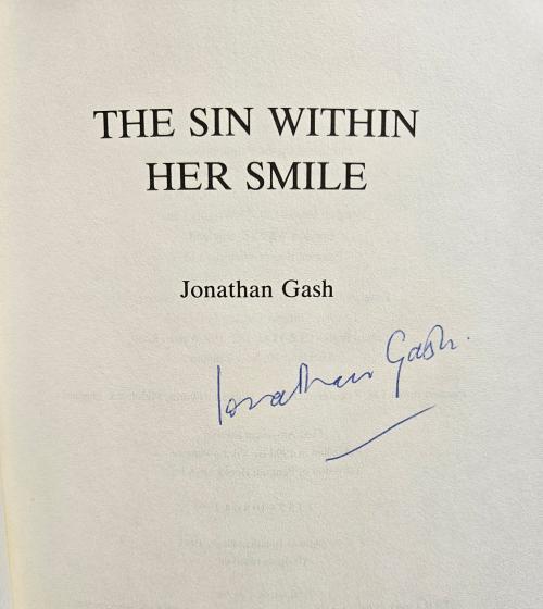 The Sin Within Her Smile by Jonathan Gash (First Edition) Signed