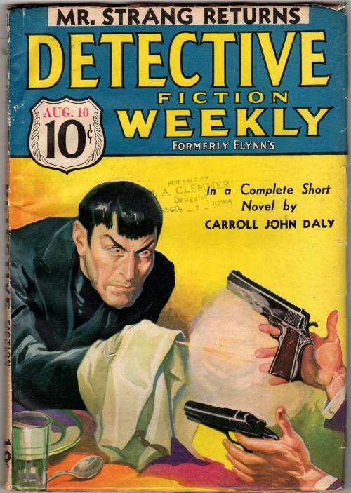 Detective Fiction Weekly Aug 10 1935 Pulp Carrol John Daly