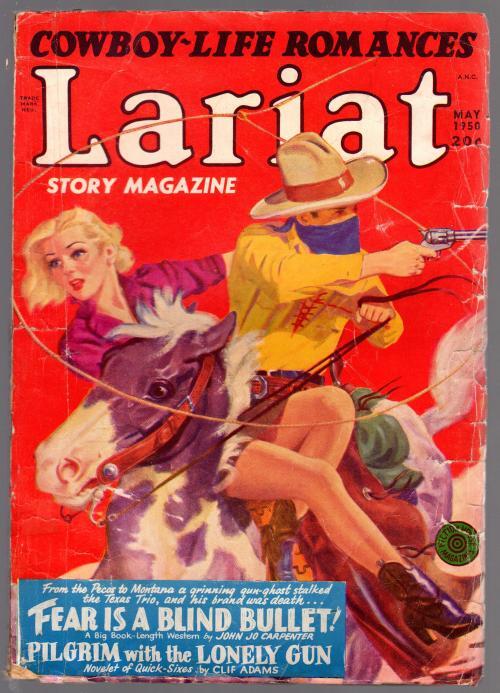 Lariat May 1950 GGA and Cowboy Cover, J.J. Carpenter, Bart Cassidy