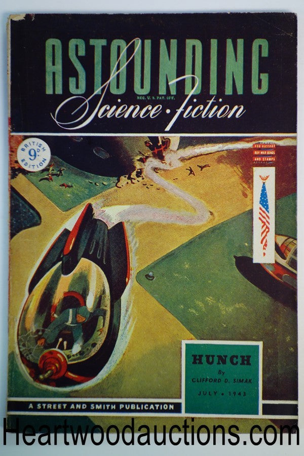 Astounding (British) Jul 1943 Clifford D. Simak, A.E. van Vogt