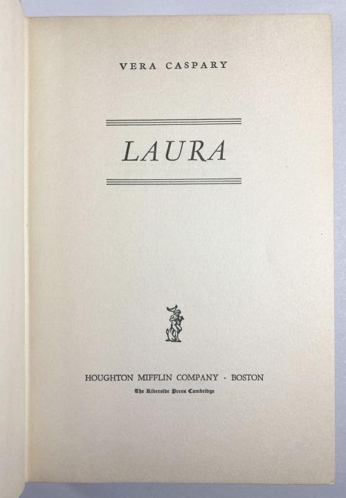 Laura by Vera Caspary (First Edition, Second Printing) Movie Tie-in