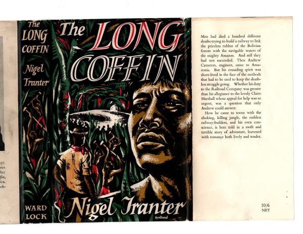 The Long Coffin by Nigel Tranter (First Edition) Hubin Listed, File Copy