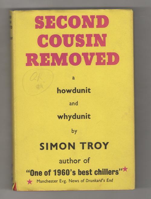 Second Cousin Removed by Simon Troy (First UK Edition) Gollancz File Copy