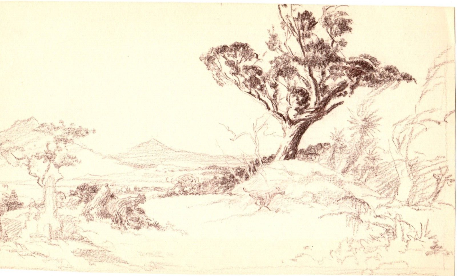 Roy G. Krenkel Original Art - (Thinning out the Herd)