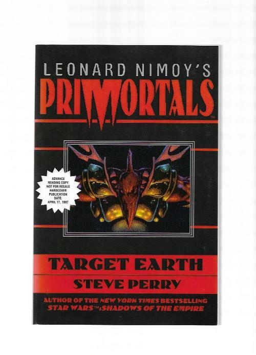 Primortals: Target Earth by Leonard Nimoy (First Edition)