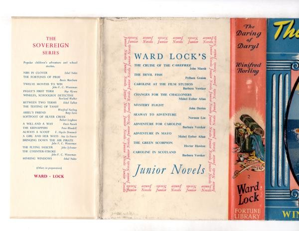 The Daring of Daryl by Winifred Norling (Ward Lock Junior Library) File Copy