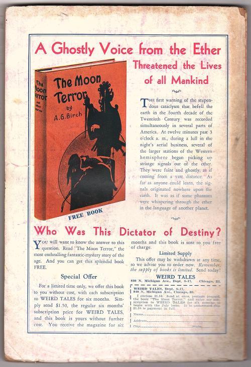 Weird Tales Jun 1932 1st Weird Tales cover by J. Allen St. John - Pulp