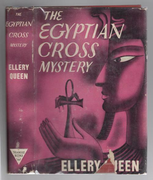The Egyptian Cross Mystery by Ellery Queen (Triangle Books)