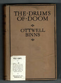 The Drums of Doom by Ottwell Binns (First Edition) Hubin Listed, Ward File Copy