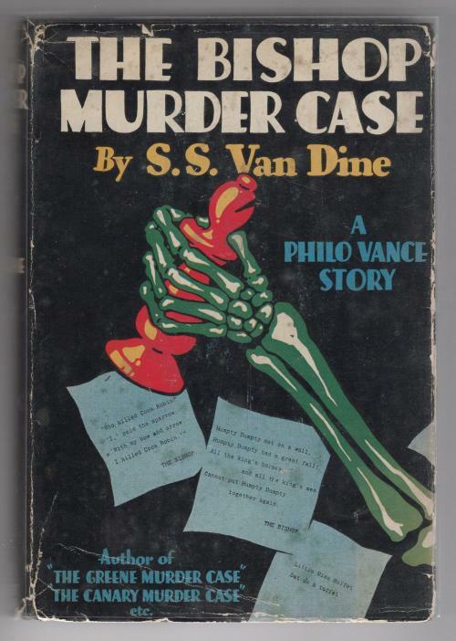 The Bishop Murder Case by S.S. Van Dine (Grosset & Dunlap)