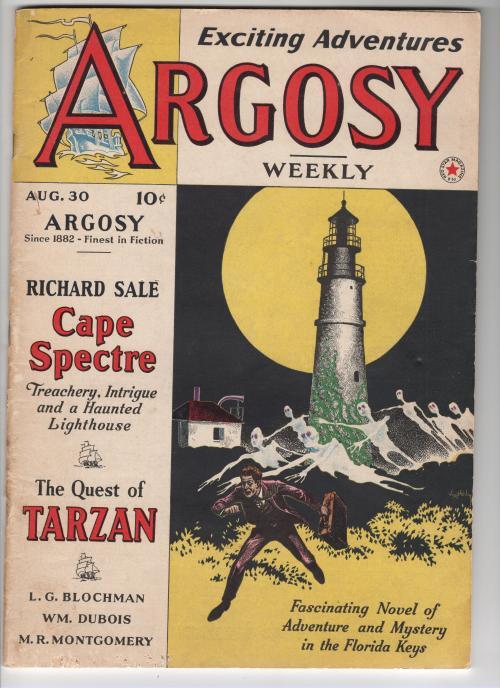 Argosy Aug 30 1941 Edgar Rice Burroughs Quest of Tarzan