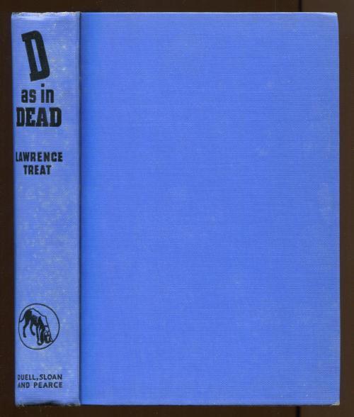D as in Dead by Lawrence Treat (First Edition)