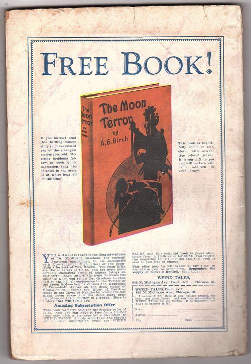 Weird Tales Feb 1932 C. C. Senf bondage Cvr; R. E. Howard; Quinn - Pulp