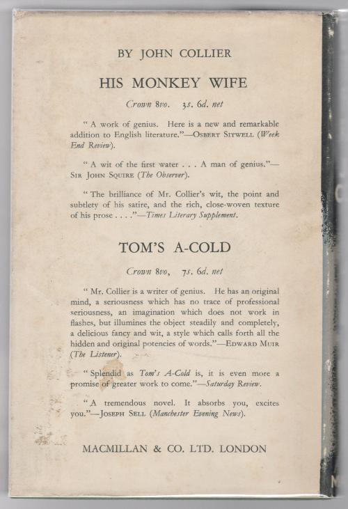 Defy the Foul Fiend, or, The Misadventures of a Heart by John Collier 1st Kor...