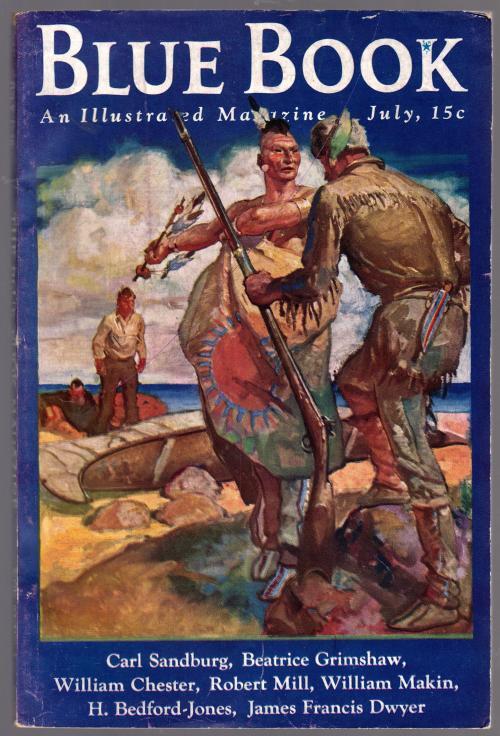Blue Book Jul 1936 Kioga, Bedford Jones, Chester