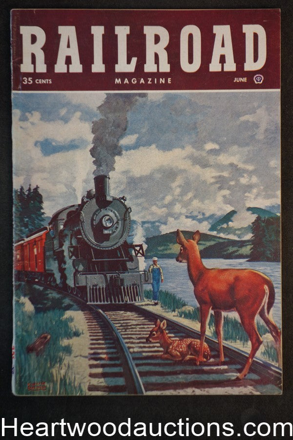 Railroad Magazine Jun 1951 Frederick Blakeslee Cover - High Grade