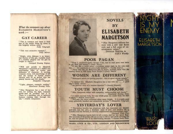 Night Is My Enemy by Elisabeth Margetson (First Edition) File Copy