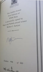 WWW:Wake by Robert J. Sawyer (First Edition) Easton Press, Limited Signed