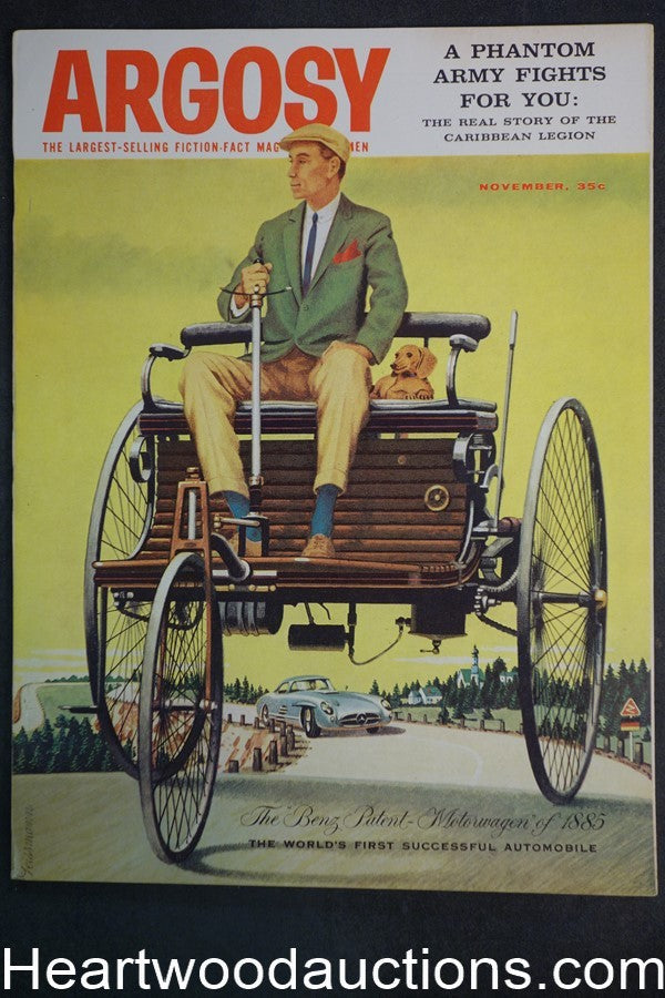 "Argosy" November 1957  Geissmann  Antique Mercedes-Benz Cvr, Ed Valigursky - Ul