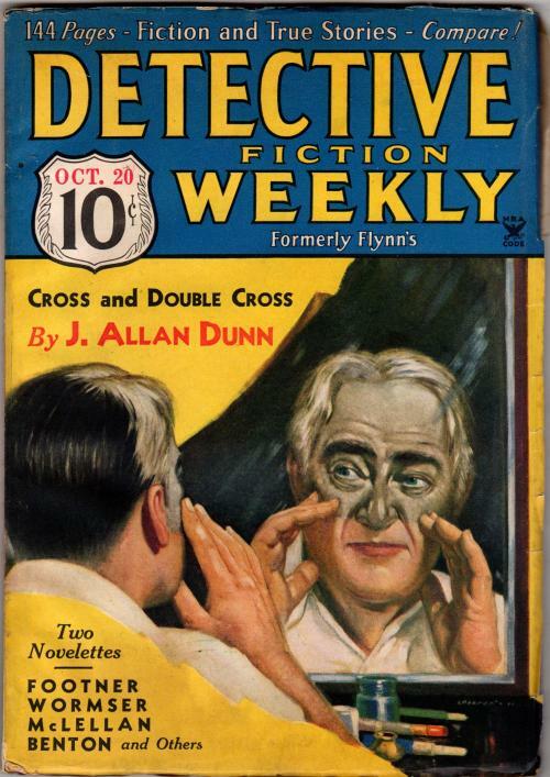 Detective Fiction Weekly" October 20 1934 Footner,Dunn