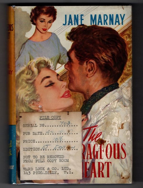 The Courageous Heart by Jane Marnay (First Edition) Ward File Copy