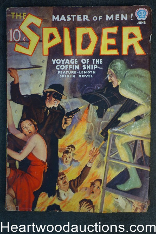 The Spider Jun 1937 John Newton Howitt Cvr