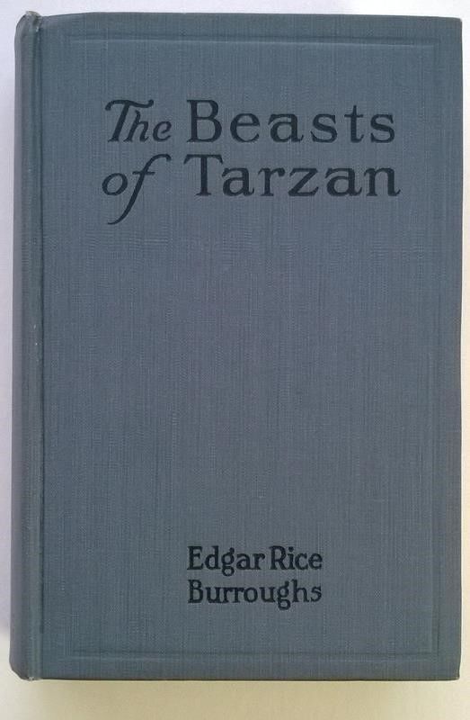 The BEASTS of TARZAN by Edgar Rice Burroughs (A.L.Burt) St.John (DJ)- High Grade