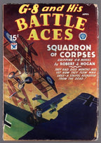 G-8 Battle Aces Apr 1934 Blakeslee Zombie Cvr, Robert J. Hogan - Pulp