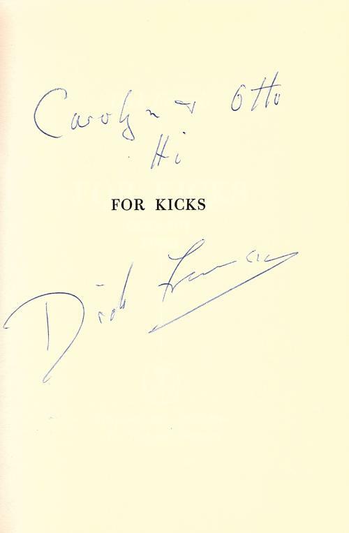 For Kicks by Dick Francis (First Edition) Signed