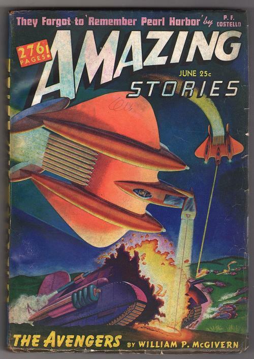 Amazing Stories Jun 1942 Emil Petaja 1st story