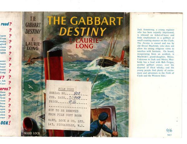 The Gabbart Destiny by E. Laurie Long (First Edition) Hubin Listed, Ward File...
