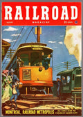 Railroad Magazine Aug 1952 Herb Mott Cvr; John Peyton Wingo