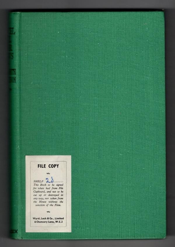 Cancel All Our Vows by Elisabeth Margetson (First Edition) Ward File Copy