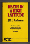Gollancz Thriller Death in a High Latitude by J.R.L. Anderson Publisher's Fil...