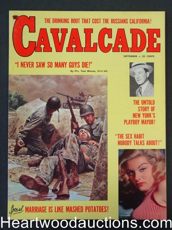 "Cavalcade" September 1960 Horse Racing,Playboy Mayor Jimmy Walker - High Grade