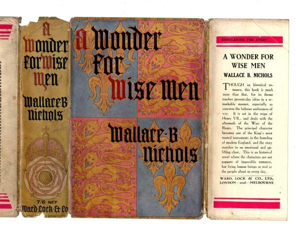 A Wonder For Wise Men by Wallace B. Nichols (First Edition) File Copy