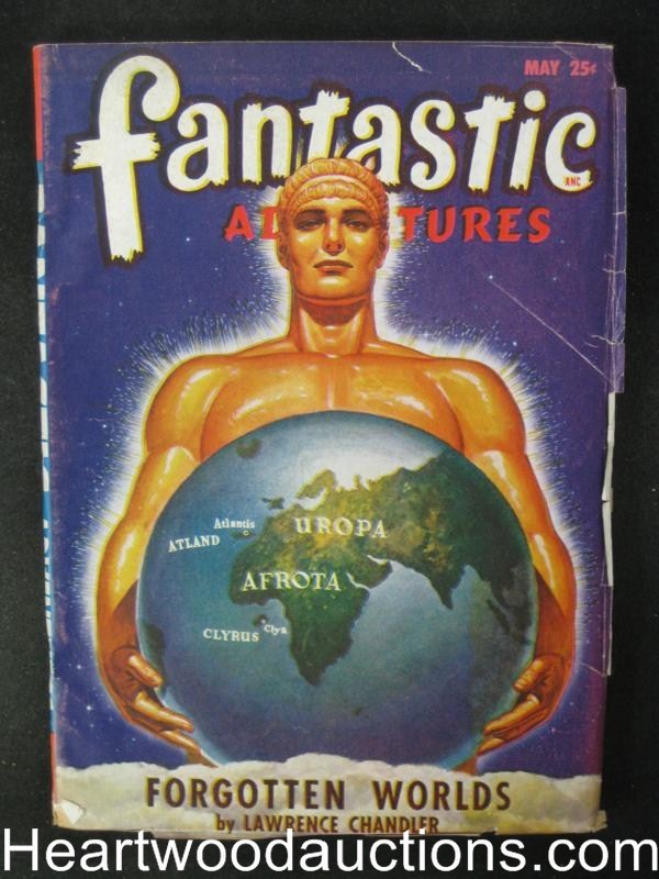 Fantastic Adventures May 1948 Cool Atlas Like Cvr