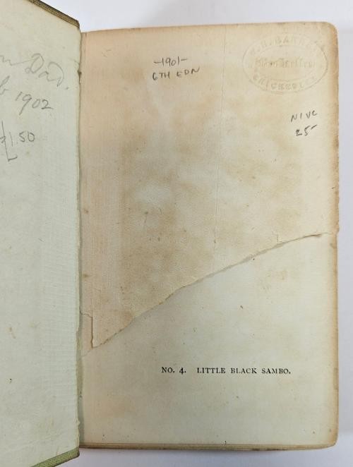 The Story of Little Black Sambo by Helen Bannerman