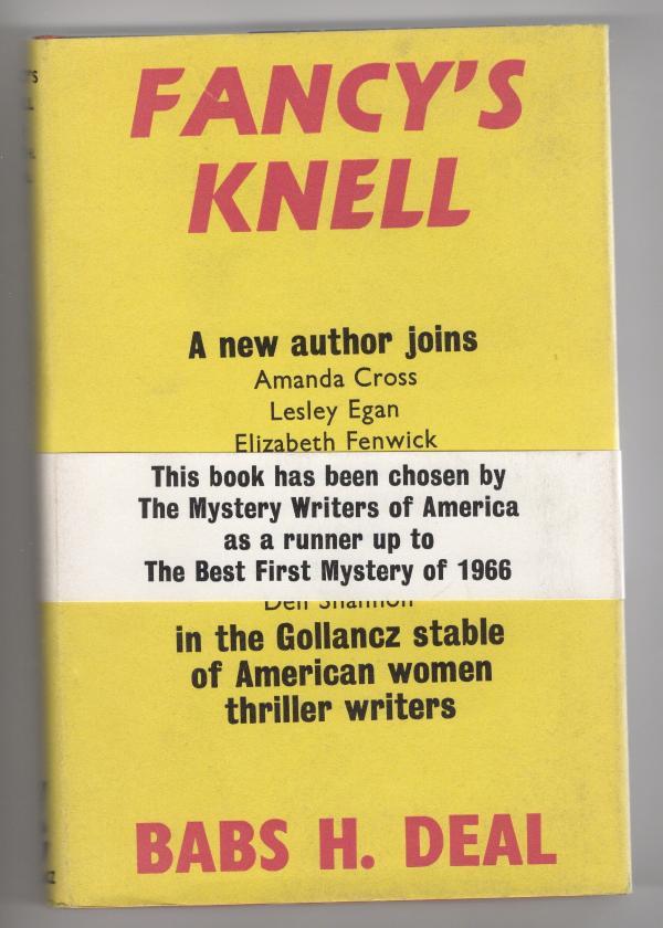 Fancy's Knell by Babs H. Deal (First Edition) File Copy Wraparound Band
