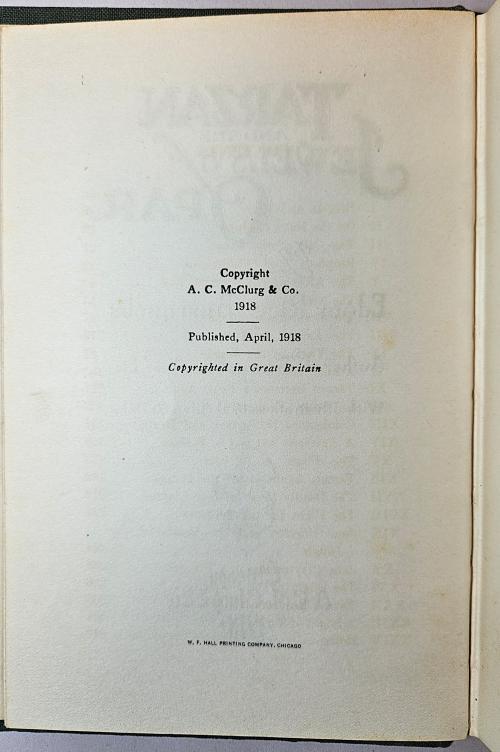 Tarzan and the Jewels of Opar by Edgar Rice Burroughs (First)